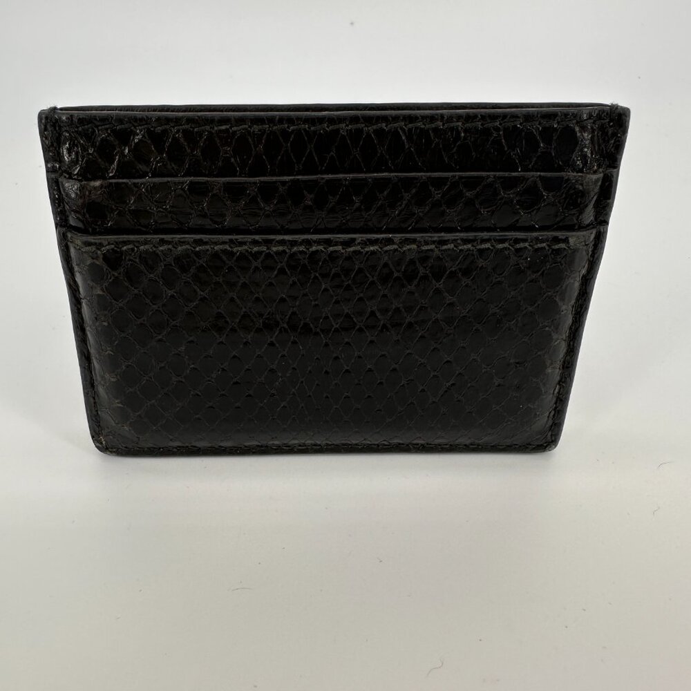 Gucci Python Zumi Card Wallet - image 2